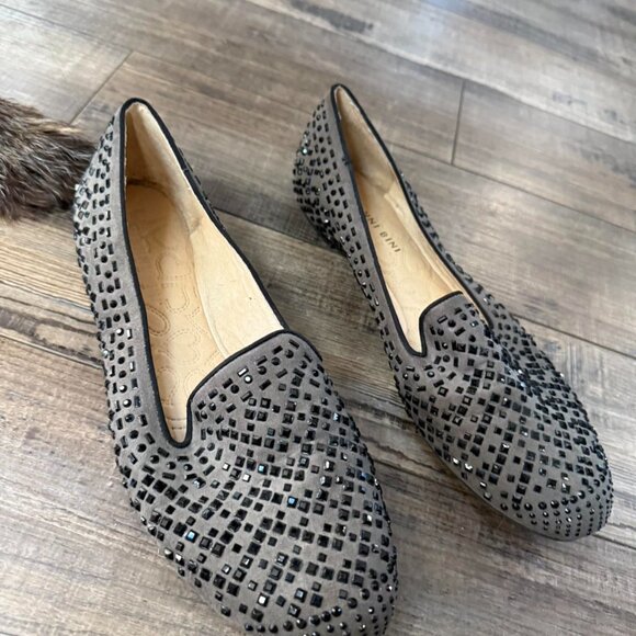 Gianni Bini Women's Grey and Brown Loafers - Picture 2 of 6